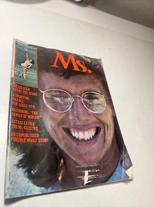 Ms. Magazine July 1973 Billie Jean King Virginia Woolf Helen Reddy Bud Collins - Picture 1 of 8
