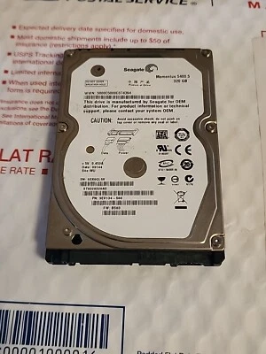 USED SEAGATE Momentus 7200.4 320 GB Thin Hard Drive 9ZV142-071 - Image 1 of 2
