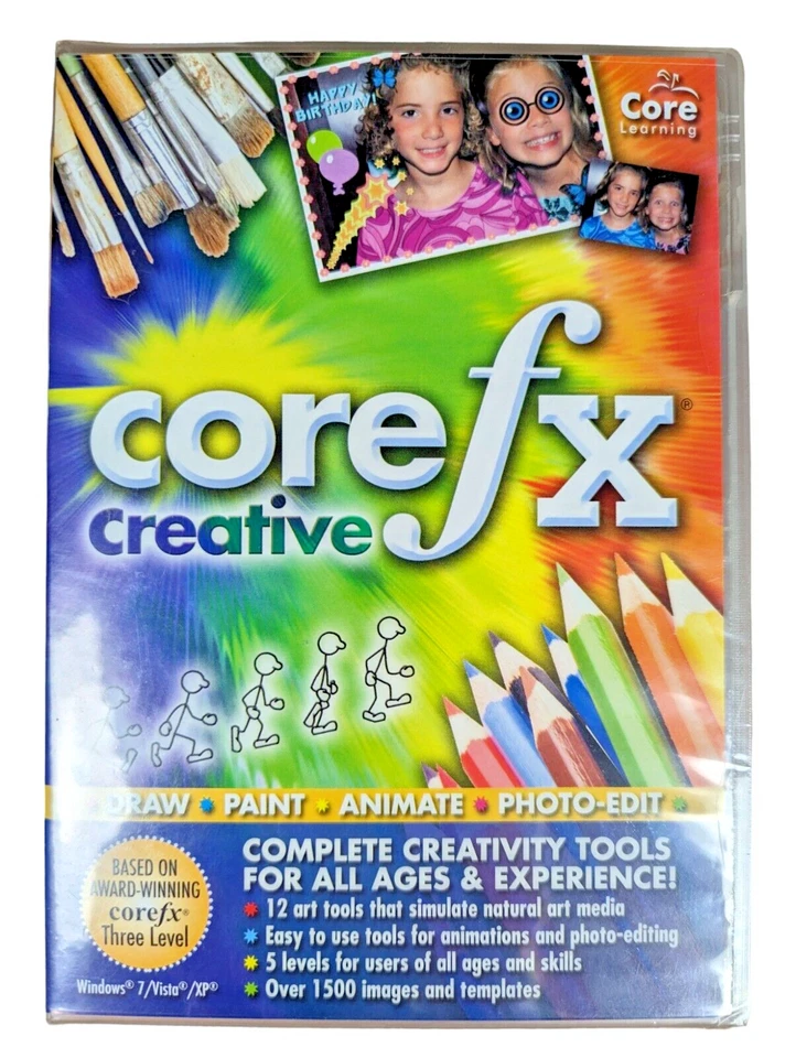 Core Learning Core Creative FX Art Software PC CD ROM Software - New Sealed - Image 1 of 2
