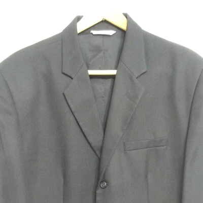 Perry Ellis Mens 46 XX Large Sport Coat Jacket Black Fully Lined - Image 1 of 4