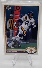 1991 Upper Deck Steve Jordan #348 Football Card