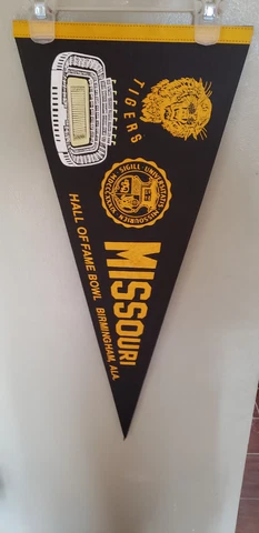 MISSOURI TIGERS HALL OF FAME GAME  RETRO FELT VINTAGE PENNANT 3/12/23 Cover