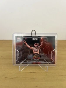 2024 Topps Now Ufc #27 Ilia Topuria Title Defense - Imagen 1 de 2