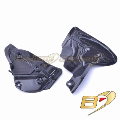 Ducati 1199 1299 100% Carbon Fiber Engine Case Belt Cam Cover Fairing Trim Panel - Image 1 of 4