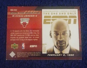  UPPER DECK 2005 ESPN THE MAGAZINE MICHAEL JORDAN MAG-MJ2 - Picture 1 of 2