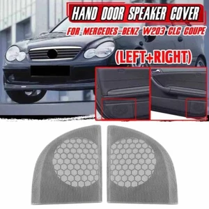 Pair Hand Door Speaker Cover Gray For Mercedes W203 C-Class/CLC-Class 2DR Coupe - Bild 1 von 11