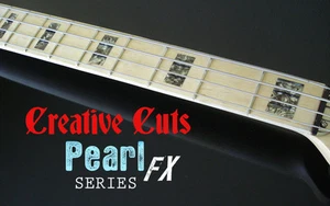 Blocks BLACK PEARL block Fret Markers Vinyl Inlay Sticker for Jazz P OR ANY BASS - Picture 1 of 3