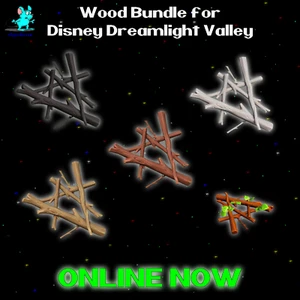 Wood Crafting Materials Items Bundle for Disney Dreamlight Valley ❇️ ONLINE  ❇️ - Picture 1 of 3