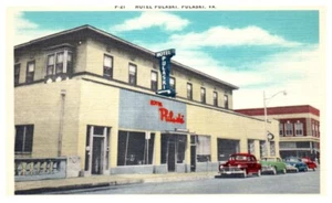 HOTEL PULASKI Pulaski, VA lino - Postal - Imagen 1 de 2