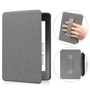 PU Smart Case Cover With Hand Strap For All-New Kindle 2019 Paperwhite 4/3/2/1 - Picture 1 of 20