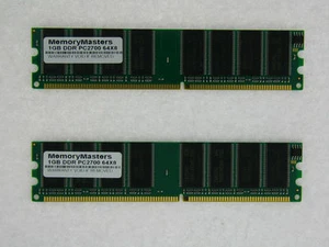 2GB (2X1GB) DDR MEMORY FOR ASUS A8N-SLI Deluxe Motherboard - Picture 1 of 1