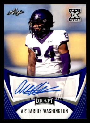 2021 Leaf Draft AUTO Blue #BAADW Ar?Darius Washington (ref 225128) - Image 1 of 2