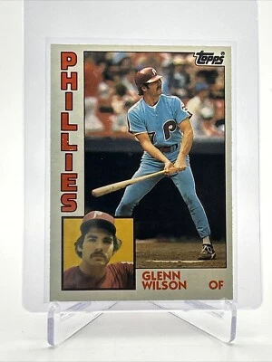 1984 Topps Traded Glenn Wilson Baseball Card #129T NM-MT FREE SHIPPING - Image 1 of 3