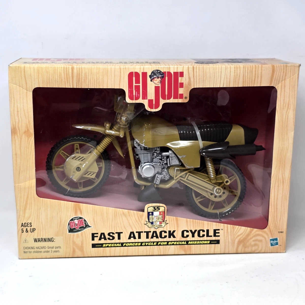 G.I. Joe Military & Adventure 1:6 Motorbike Action Figures for