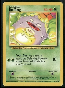 Base Set #051/102 Koffing - Picture 1 of 2