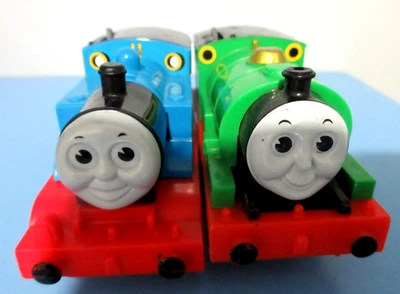Thomas TOMY Trackmaster Train Thomas #1 & Percy #6 Motor Motor Motorizado Carretera y Ferrocarril Foto 1 de 4