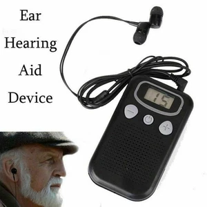 Portable Hearing Aid Sound Amplifier Adjustable Volume Personal Voice Enhancer - Picture 1 of 6