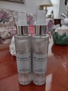 Zwei neue Platinum Bath & Body Works Diamantschimmer Nebel volle Größe - Bild 1 von 3