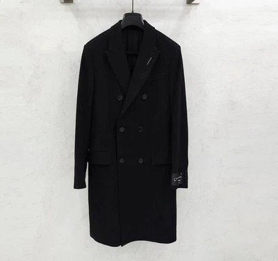 Abrigo largo de cachemir con parche con logotipo Dior 533C348M3225 143129512 Foto 1 de 4
