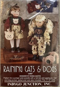 1997 Indygo Junction “Raining Cats & Dogs” Sewing Pattrn by Donna Martin • IJ497 - Picture 1 of 2