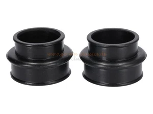 Par de manguitos de goma para VW Escarabajo tubo de admisión colector doble canal repro - Imagen 1 de 5