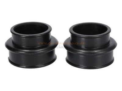 Gummi Manschette Paar für VW Käfer Ansaugrohr Krümmer Doppelkanal Repro - Bild 1 von 4