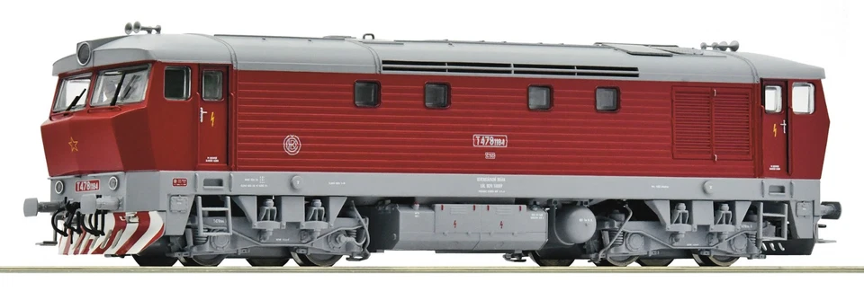Roco 7300028 - Diesellokomotive T 478 1184, DSS, CSD, "Bardotka“, NEUWARE selten - Bild 1 von 1