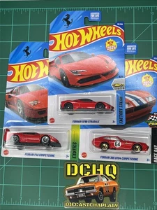 Hot Wheels 2025 🔥 JUEGO FERRARI PRIMERA EDICIÓN 🔥 F40, 365 GTB4, SF 90 Stradale - Imagen 1 de 7