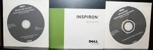 2 NEW DELL INSPIRON CD APPLICATION WEBCAM, DRIVERS UTILITIES DVD DELL 1010,GUIDE - Picture 1 of 4