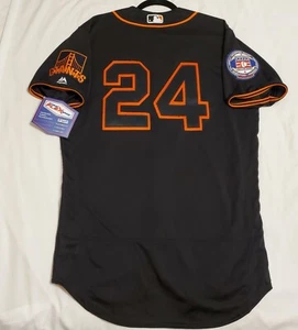 AUTHENTIC MAJESTIC WILLIE MAYS 56 3XL SAN FRANCISCO GIANTS FLEX BASE Jersey - Picture 1 of 4
