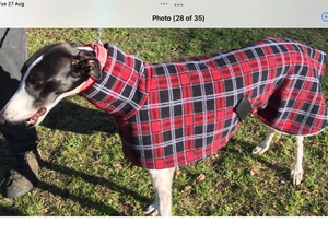Greyhound dog coat size 72cm Double Polar Fleece $30 - Picture 1 of 2