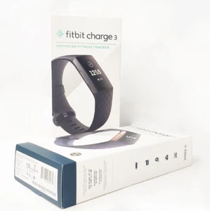 New Fitbit Charge 3 Wireless Heart Rate Activity Tracker Wristband S/L FB409 - Picture 1 of 14