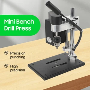 Mini Trapano da Banco 120W Pressa di Precisione CNC Fresatrice da Tavolo Trapano Portatile - Foto 1 di 14