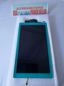 ASSEMBLED Nintendo Switch Lite LCD Screen w Turquoise / Green Touch Digitizer - Picture 1 of 3