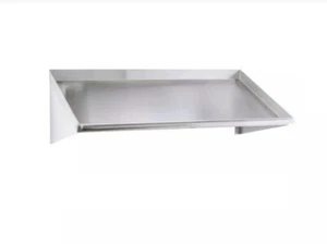 Heavy Duty Stainless Steel Slanted Rack Shelf 63”, NSF Commercial Kitchen Use - Picture 1 of 4