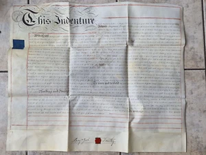 antik englische Urkunde Handschrift 65x55cm Pergament 1829 gray & son  piccadill - Bild 1 von 17