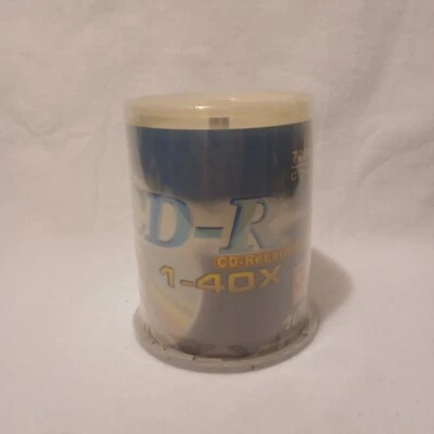 GQ Great Quality 1-40x CD-R 700MB/80 min Capacity  100 Pack NEW Discs - Image 1 of 4