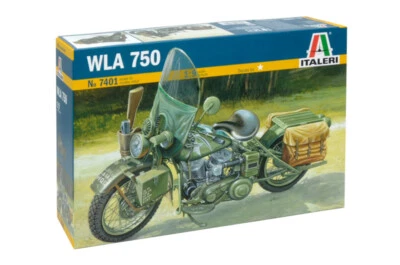 Modellino moto 1/9 us army ww ii motorcycle italeri 7401 scala 1:9 modellismo - Immagine 1 di 4