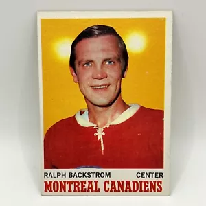 1970-71 Topps Ralph Backstrom #54 - Picture 1 of 2