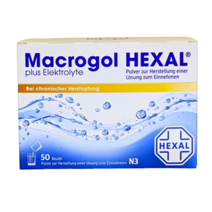 MACROGOL Hexal 50 St. Abführmittel Stuhlweichmacher - Bild 1 von 7