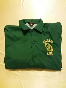 RARE VINTAGE GREEN BAY PACKERS "GATE" LAMBEAU FIELD EMPLOYEE LINED JACKET EX - Picture 1 of 7