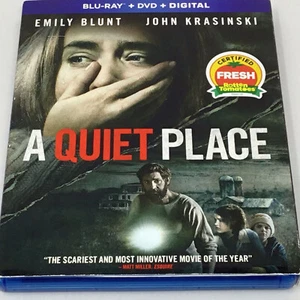 A Quiet Place (2018) Blu-ray+DVD w/Slipcover John Krasinski Emily Blunt Horror - Imagen 1 de 7