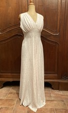 Antica Camicia Da Notte Anni 50 In Tessuto Bemberg Perfette Condizioni