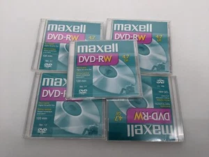 Maxel DVD-RW 4.7GB 5 Pack - Picture 1 of 2
