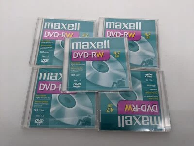 Maxel DVD-RW 4.7GB 5 Pack - Image 1 of 2