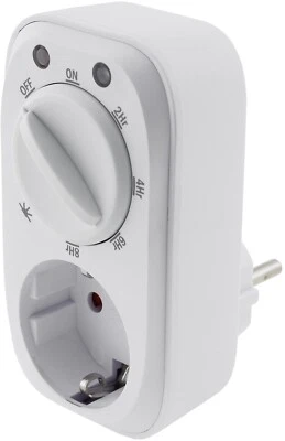 Zeitschaltuhr analog mit Dämmerungs- & Countdown-Funktion IP20 16A 3600W - Bild 1 von 3