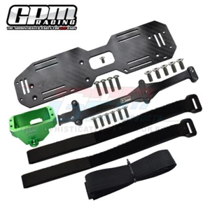 GPM Aluminium 7075 Servo Mount And Carbon Fiber Battery Compartment For Sledge - Picture 1 of 14
