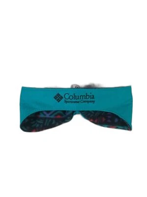 VTG Columbia Fleece Lined Headband Ear Warmer LOGO USA Made large XL Aztec - Image 1 of 4