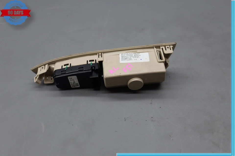 09-15 BMW 740i 750Li 750Li xDrive Door Left Window Sunshade Sun Shade Switch Oem - Image 1 of 4