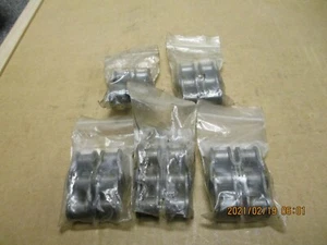 NEW 10B-2 OFFSET LINK + ROLLER LINK, 2 STRAND, BRITISH STANDARD, 5 PC'S LOT. - Picture 1 of 2